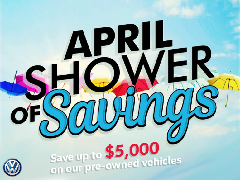 April Showers of Savings