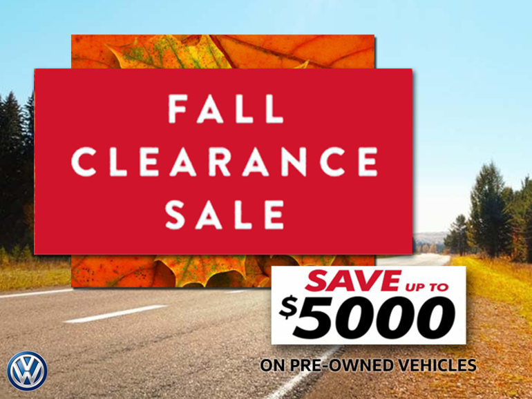 Fall Clearance
