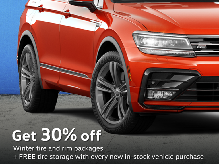 Get 30% Off Winter Tire Packages