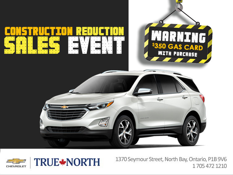 $350 Gas Card with your 2019 Equinox or Traverse!