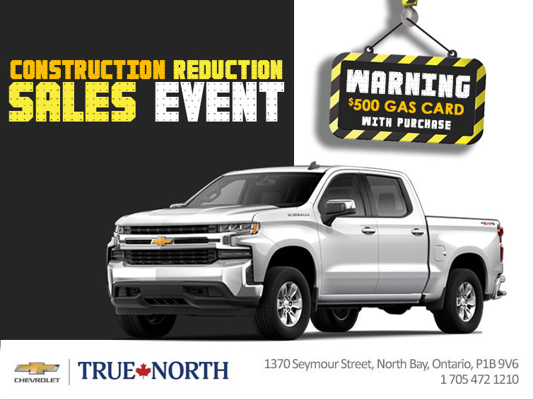 $500 Gas Card with purchase of 2019 Chevrolet Silverado, Colorado, Suburban or Tahoe!