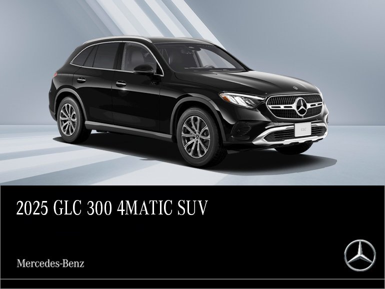 2025 GLC 300 SUV<br>- 24-month Lease at 4.99%*<br>- Up to 1% Loyalty Rate Reduction Available^