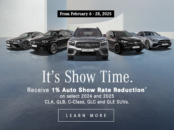 2025 Auto Show Offers<br>- 1% Auto Show Rate Reduction*