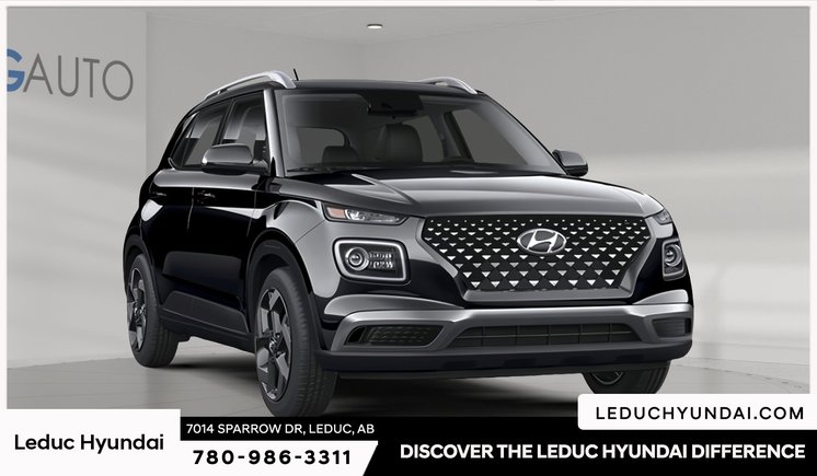 2026 Hyundai Venue Ultimate - Black interior