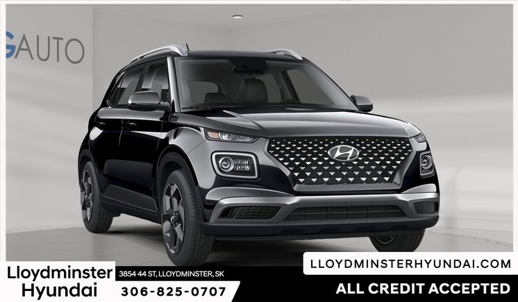 2026 Hyundai Venue Ultimate - Black interior
