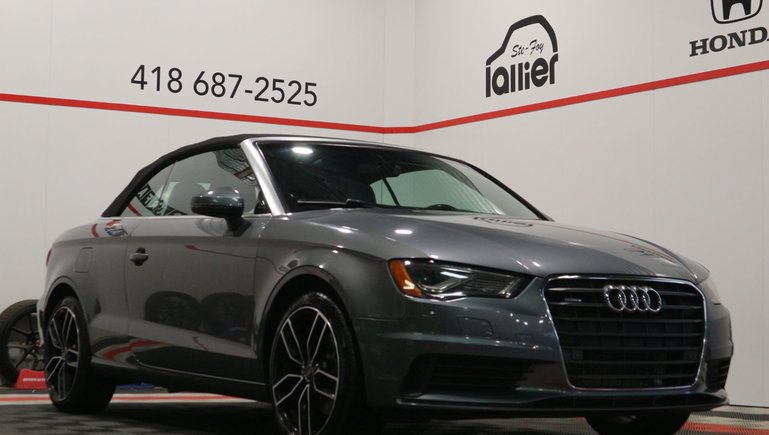 2016 Audi A3 2.0T Progressiv*CABRIOLET* in Quebec, Quebec - w770h435cpx