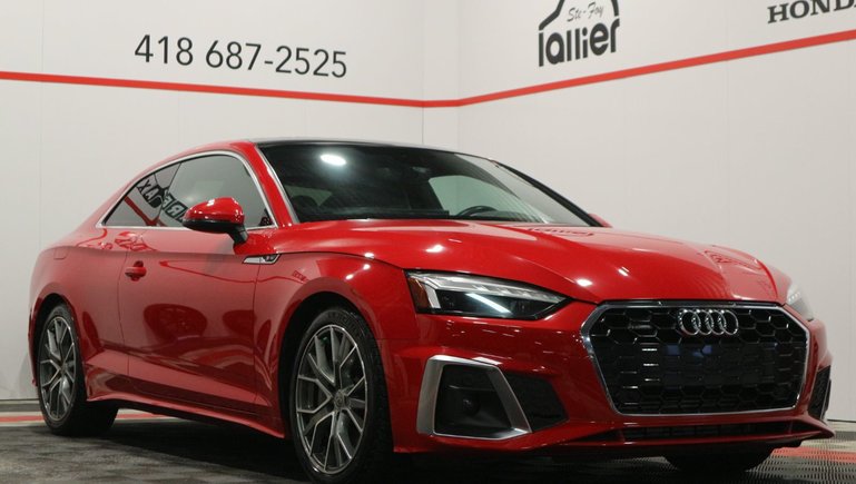 2022 Audi A5 Coupe Progressiv S-LINE*JAMAIS ACCIDENTÉ* in Quebec, Quebec - w770h435cpx