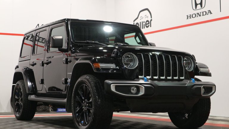 Jeep Wrangler 4xe Unlimited Sahara*CUIR* 2022 à Québec, Québec - w770h435cpx