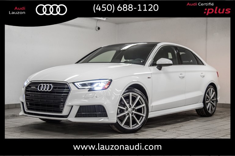 Audi Lauzon Pre Owned 18 Audi A3 Technik S Line For Sale In Laval