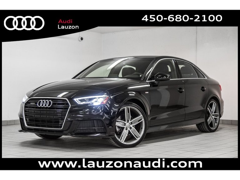 Groupe Lauzon Pre Owned 18 Audi A3 2 0t Progressiv S Line Led Pack 19 For Sale In