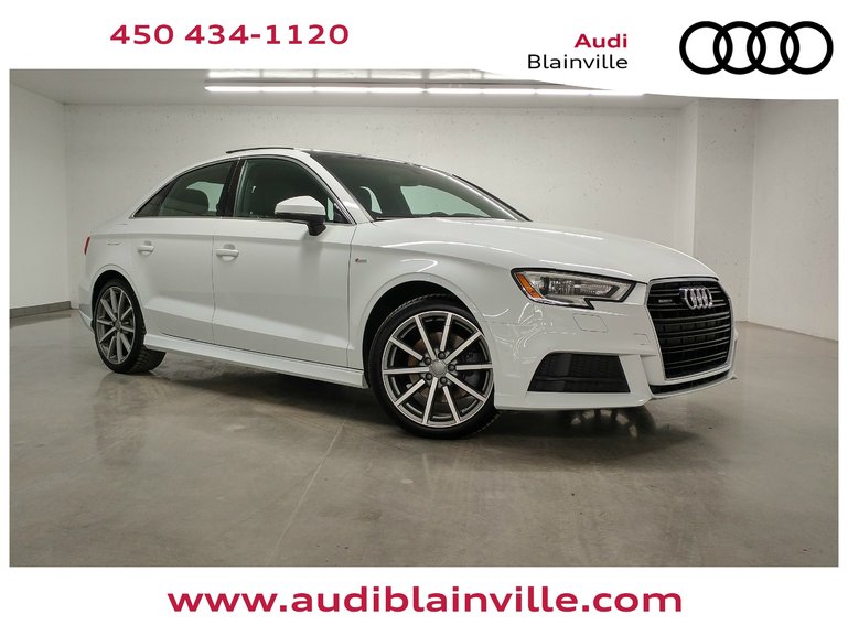 Audi Blainville Pre Owned 2018 Audi A3 20t Progressiv Quattro S