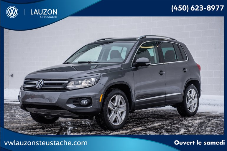 Groupe Lauzon Pre Owned 16 Volkswagen Tiguan 2 0tsi Comfortline 4motion Toit Cuir Camera For Sale In
