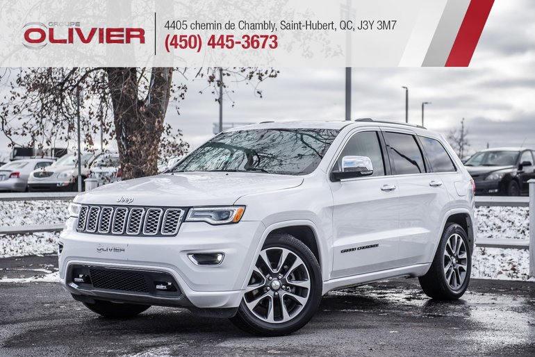 Olivier Ford Saint Hubert Pre Owned 18 Jeep Grand Cherokee Overland 4x4 Mags Hitch Camera Cuir Bluetooth A C For Sale In Saint Hubert