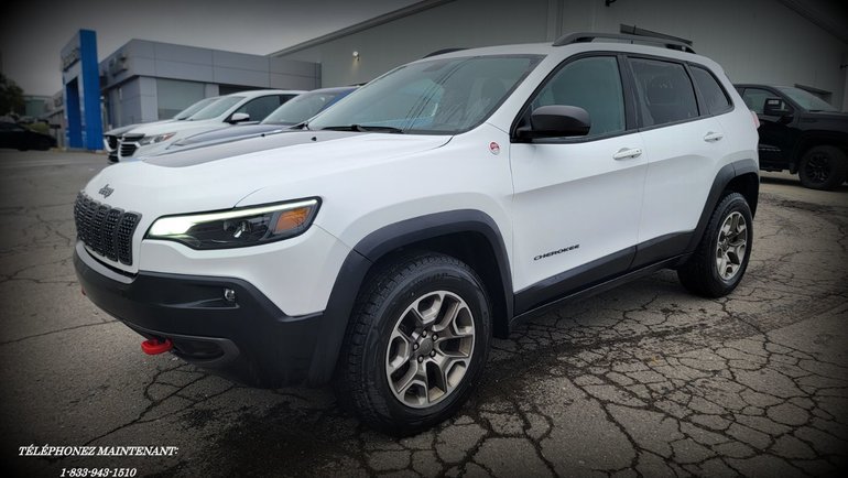 2021 Jeep Cherokee TRAILHAWK+ CAMÉRA + 4X4 + ÉCRAN TACTILE + BAS KILO