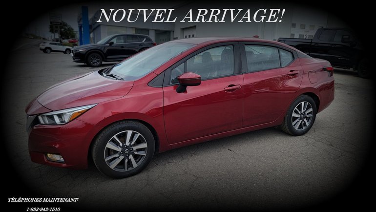 2021 Nissan Versa SV + CAMÉRA + ÉCONOME + A/C + SIÈGES CHAUFFANTS