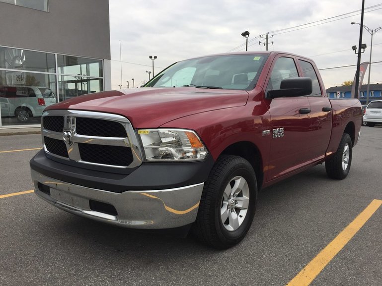 Auto Credit Rive Sud Pre Owned 2014 Ram 1500 Sxt V8 Tonneau Cover Quad Cab For Sale In St Hubert