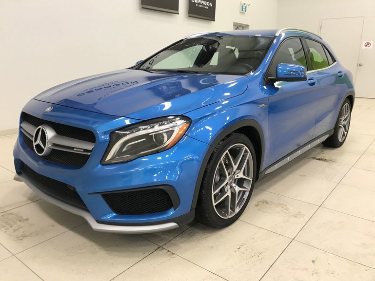 Cite Deragon Pre Owned 17 Mercedes Benz Gla Gla45 Amg 4matic Un Proprietaire Bas Kilo For Sale In Cowansville