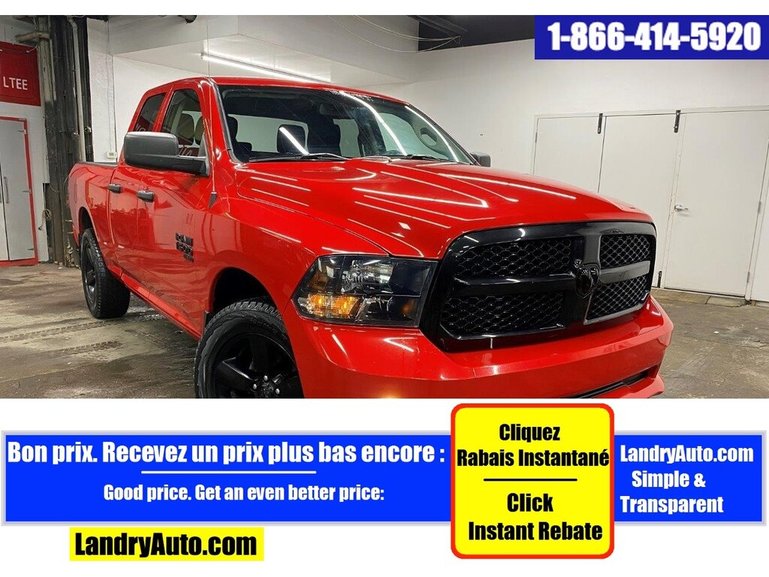 Jmg Auto Finance Inc Pre Owned 19 Ram 1500 Classic Express Night Edition 4x4 V6 Quad Camera Mags For Sale In Sainte Rose