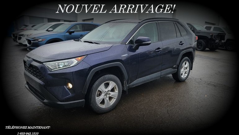 2021 Toyota RAV4 XLE HYBRIDE + AWD + CAMÉRA  + BAS KILO!!