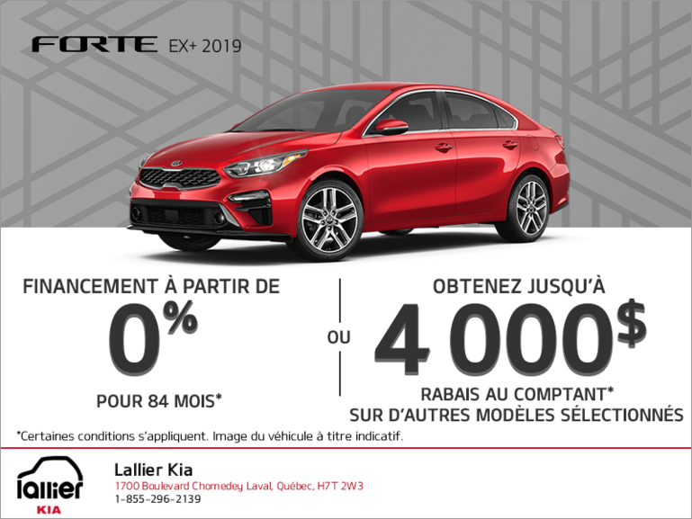 La Kia Forte 2019!