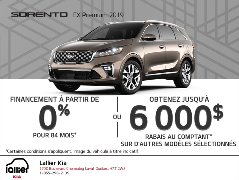 Le Kia Sorento 2019!
