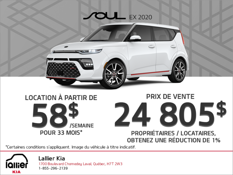 Le Kia Soul 2020