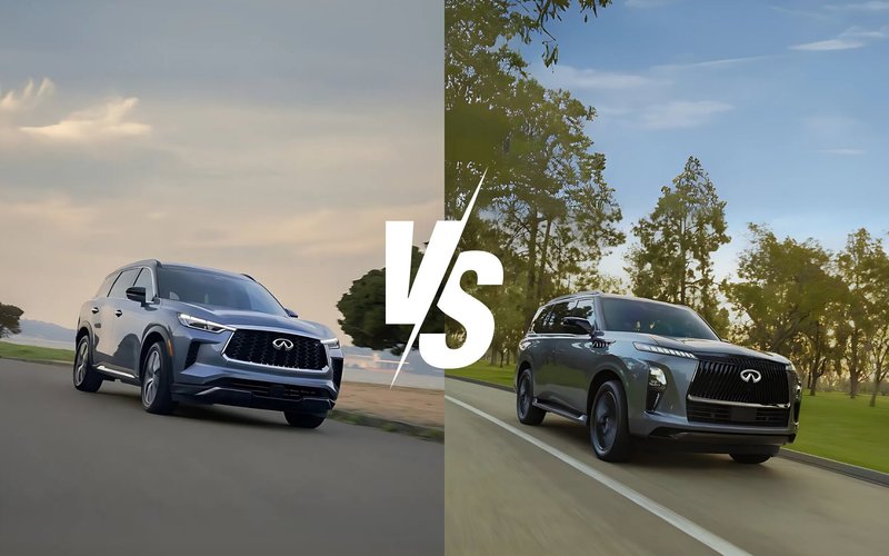 2025 INFINITI QX60 vs. 2025 INFINITI QX80: Full Comparison Guide