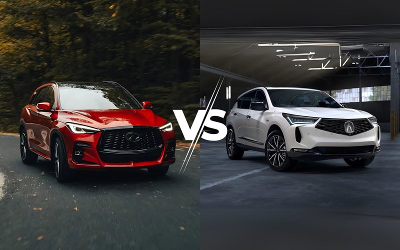2025 INFINITI QX50 vs. 2025 Acura RDX — Compact SUVs, Redefined