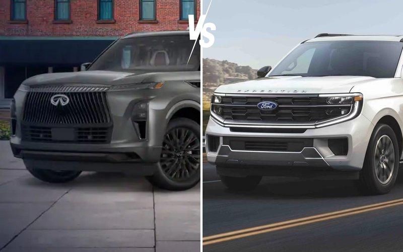 2025 INFINITI QX80 vs. 2025 Ford Expedition