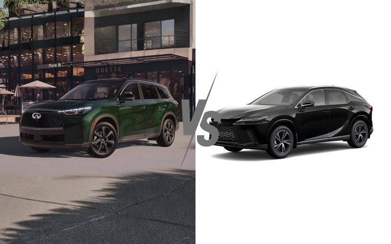 2026 INFINITI QX60 vs 2026 Lexus RX 350 | Space, Power, and Tech Compared