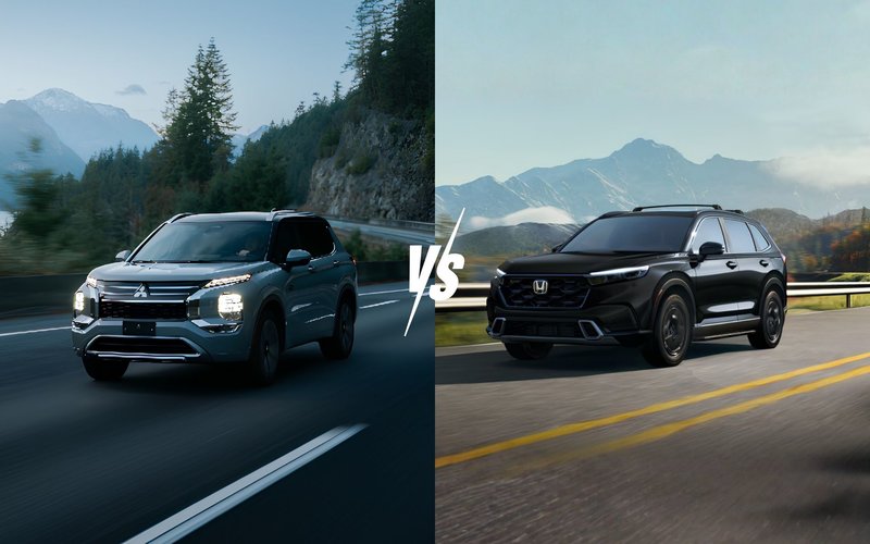 2026 Mitsubishi Outlander PHEV vs 2026 Honda CR-V Hybrid