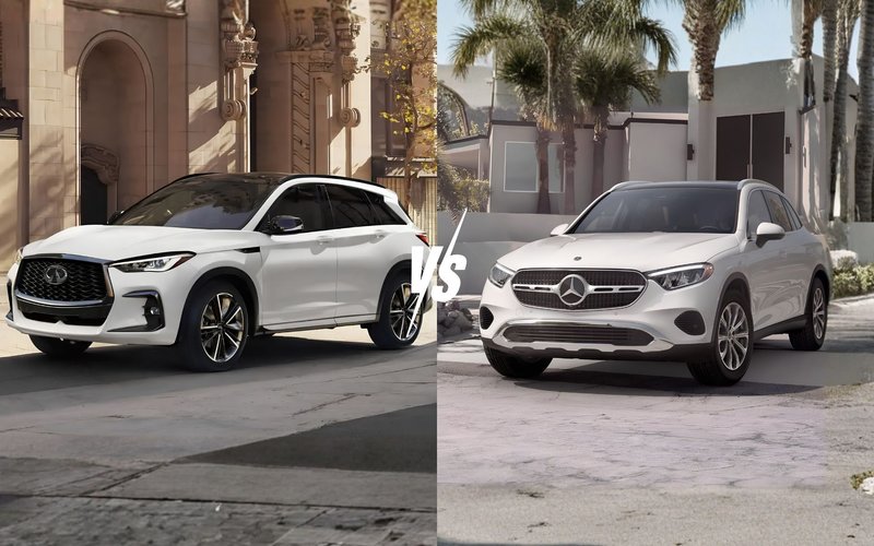 2025 INFINITI QX50 vs 2025 Mercedes-Benz GLC