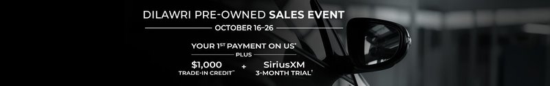 Dilawri Pre-Owned Sales Event