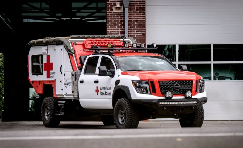 Nissan Donates Ultimate Service Titan to Red Cross