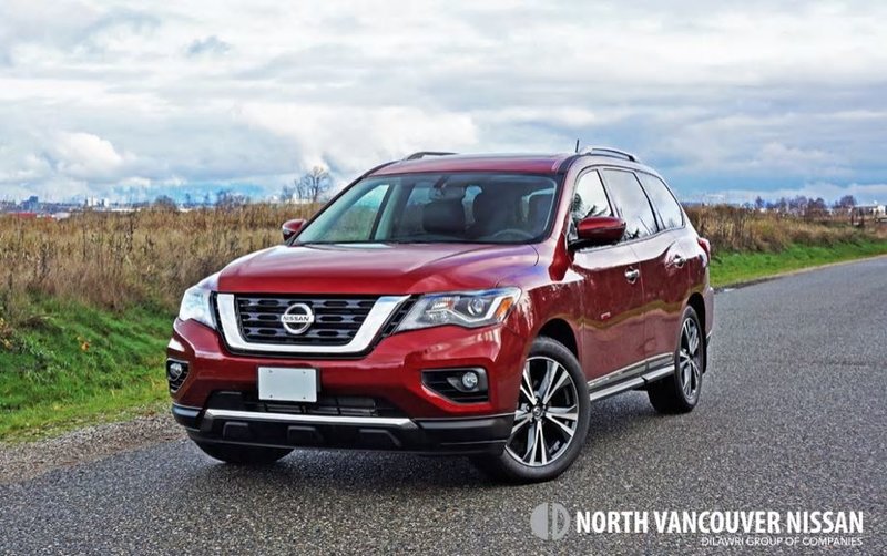 Nissan del norte de Vancouver |  Revisión de la prueba de carretera del Nissan Pathfinder Platinum 4x4 2018