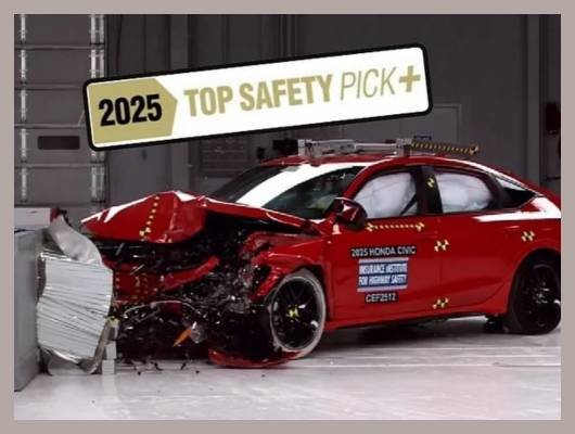 Five Hondas Earn IIHS Top Safety Ratings