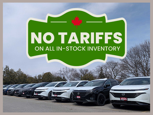 No Tariffs On In-Stock Nissans & Infinitis