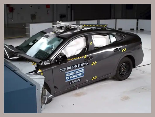 Why the 2026 Nissan Sentra Earned the IIHS TOP SAFETY PICK+ Award