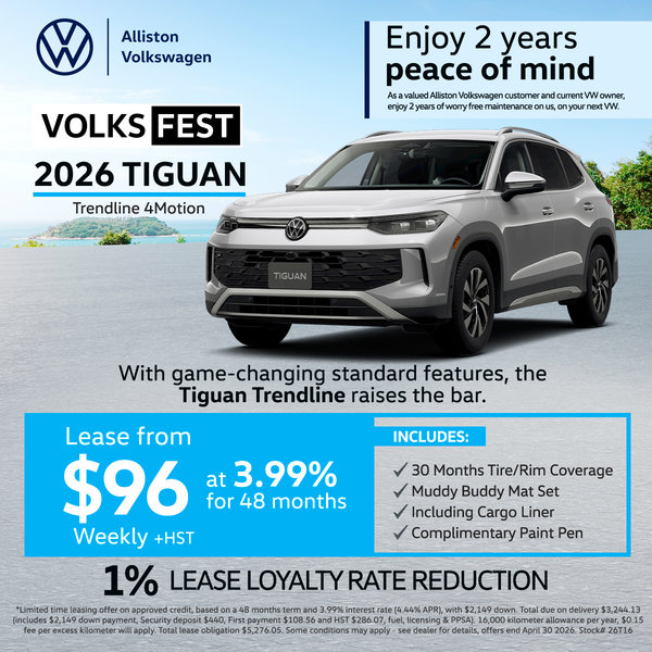Alliston VW Tiguan Special
