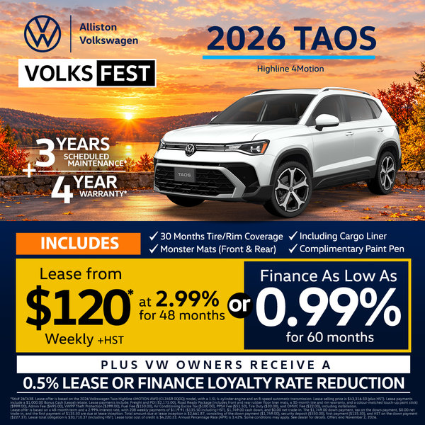 Alliston VW Taos Special