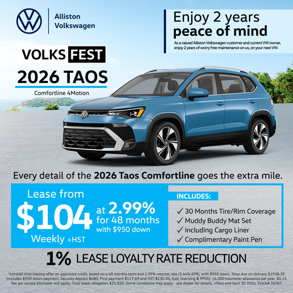 Alliston VW Taos Special