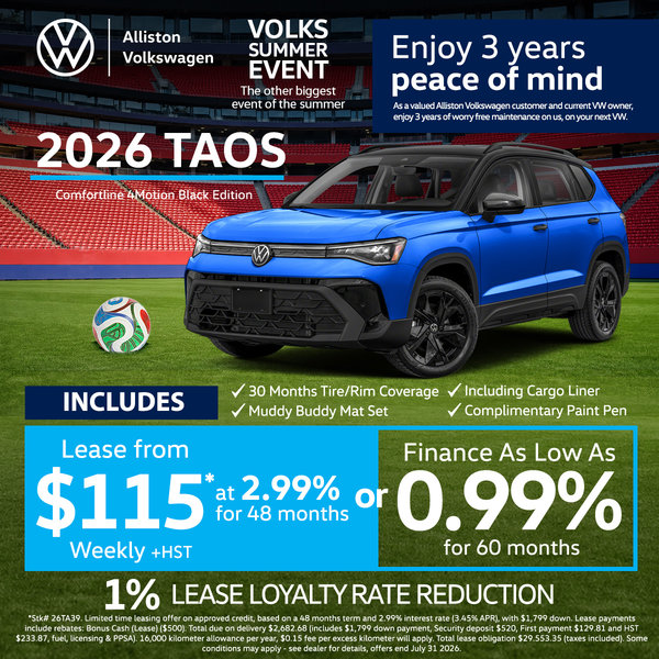 Alliston VW Taos Special