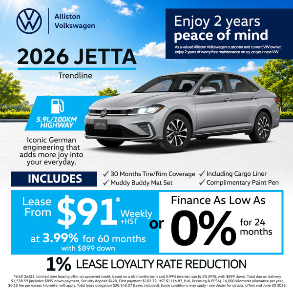 Alliston VW Jetta Special