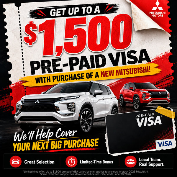 $1,500 Pre-Paid Visa Specail