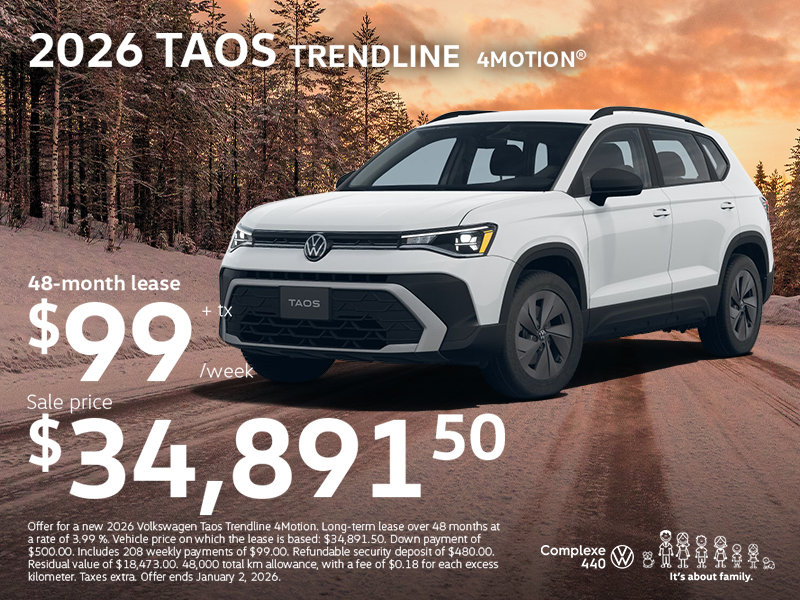 2026 Taos Trendline
