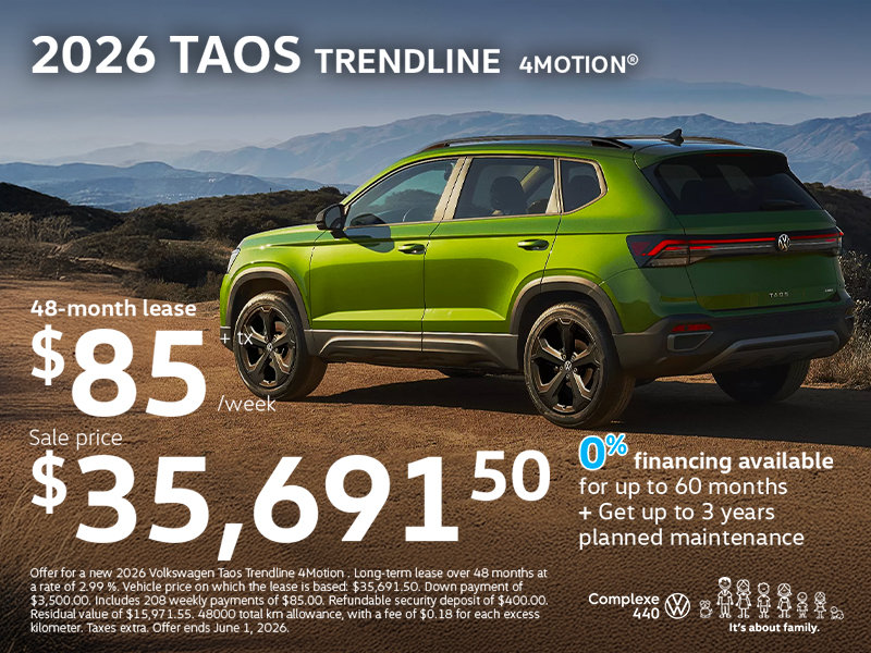 2026 Taos Trendline