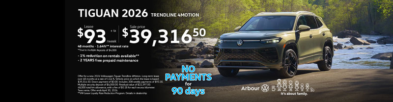 Tiguan 2026 Trendline 4motion