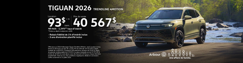 Tiguan 2026 Trendline 4motion