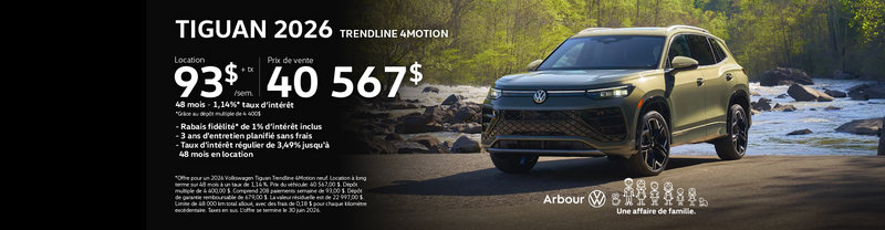 Tiguan 2026 Trendline 4motion