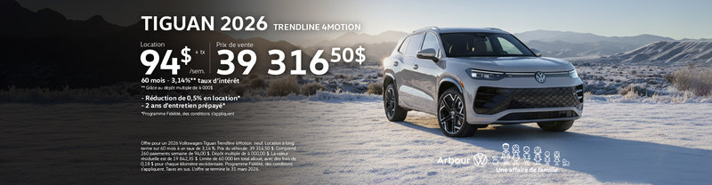 Tiguan 2026 Trendline 4motion